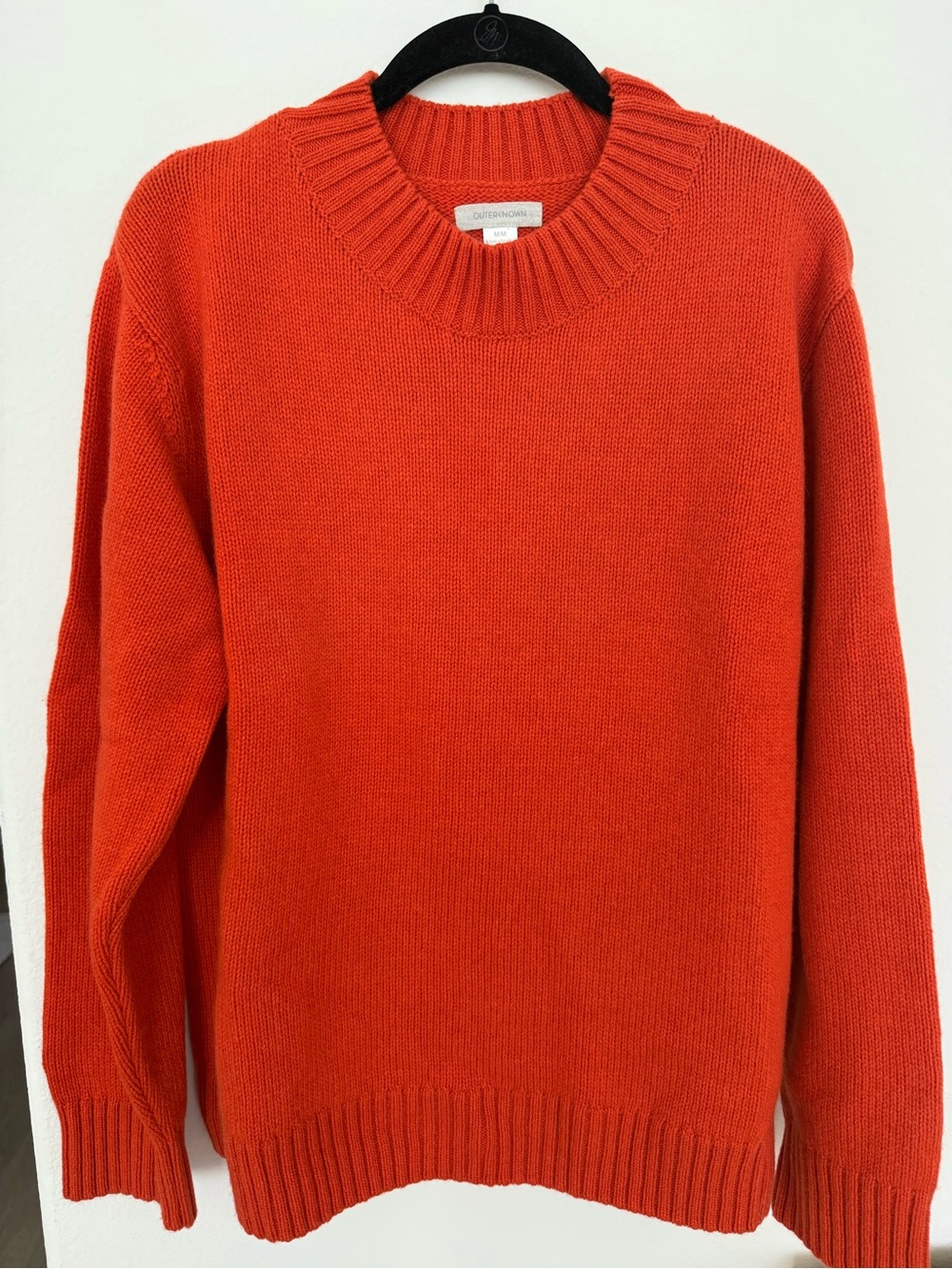 Outerknown Orange Crewneck Sweater